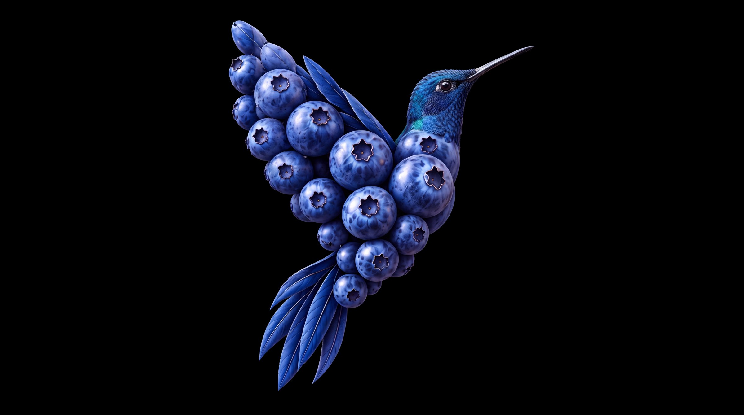 BLUEBERRY / HUMMINGBIRD